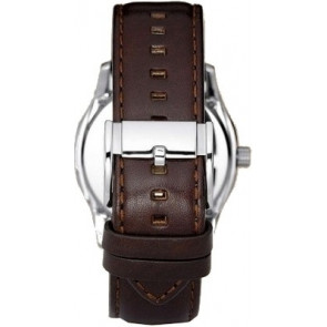 Uhrenarmband Fossil ME1098 Leder Braun 22mm